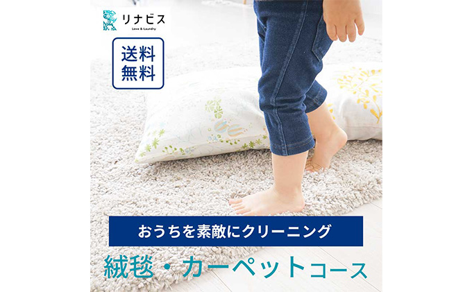 クリーニング 絨毯 クリーニングクーポン リナビス ラグ カーペット 玄関マット 電気カーペット 洗濯 防ダニ 高品質 せんたく便 宅配クリーニング チケット 券 サービス 静岡 静岡県 袋井市