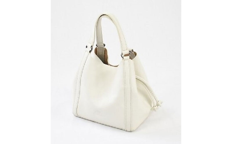 レディース本革バッグ7M6-1014P（・オフホワイト）