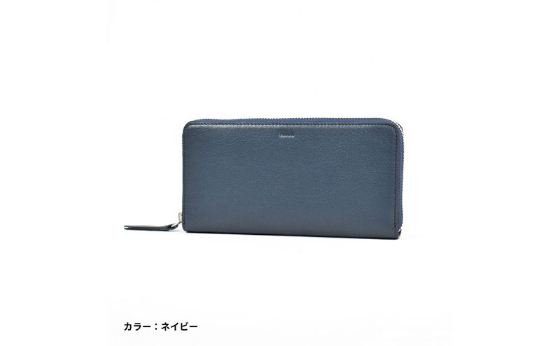 レディース本革長財布 4M2-1151（・ネイビー）