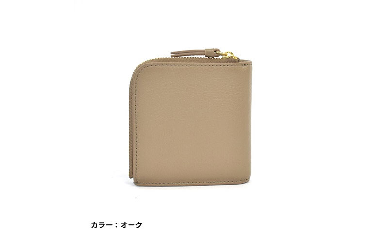 【三重県名張市】レディース本革2つ折り財布 4M3-1152(・オーク)