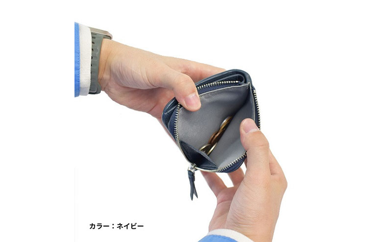 レディース本革2つ折り財布 4M3-1152（・キャメル）