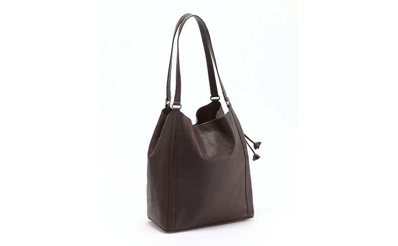 レディース本革バッグLサイズ 7M6-1012P（・ダークブラウン）