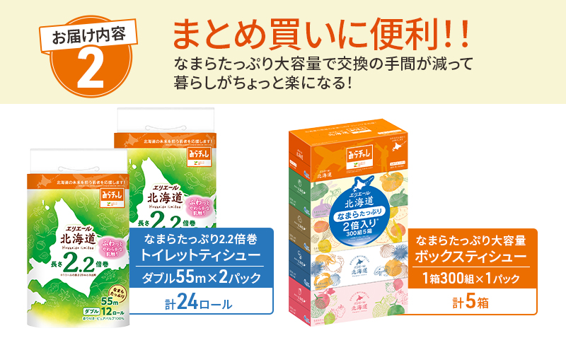 赤平市の備蓄・買い置き収納セット 1人用 (3品別送) エースラゲージ エリエール アルファ化米 トイレット ティシュー 防災 備蓄 あかびら