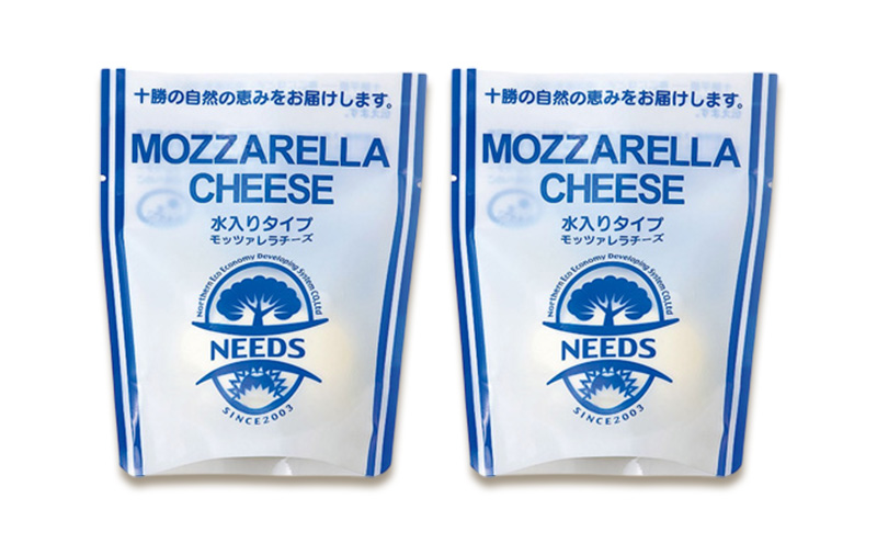 北海道 十勝 モッツァレラチーズ 水入りタイプ100g×2個［チーズ工房NEEDS］【 モッツァレラ チーズ ミルク ワイン 乳製品 北海道 十勝 幕別 】