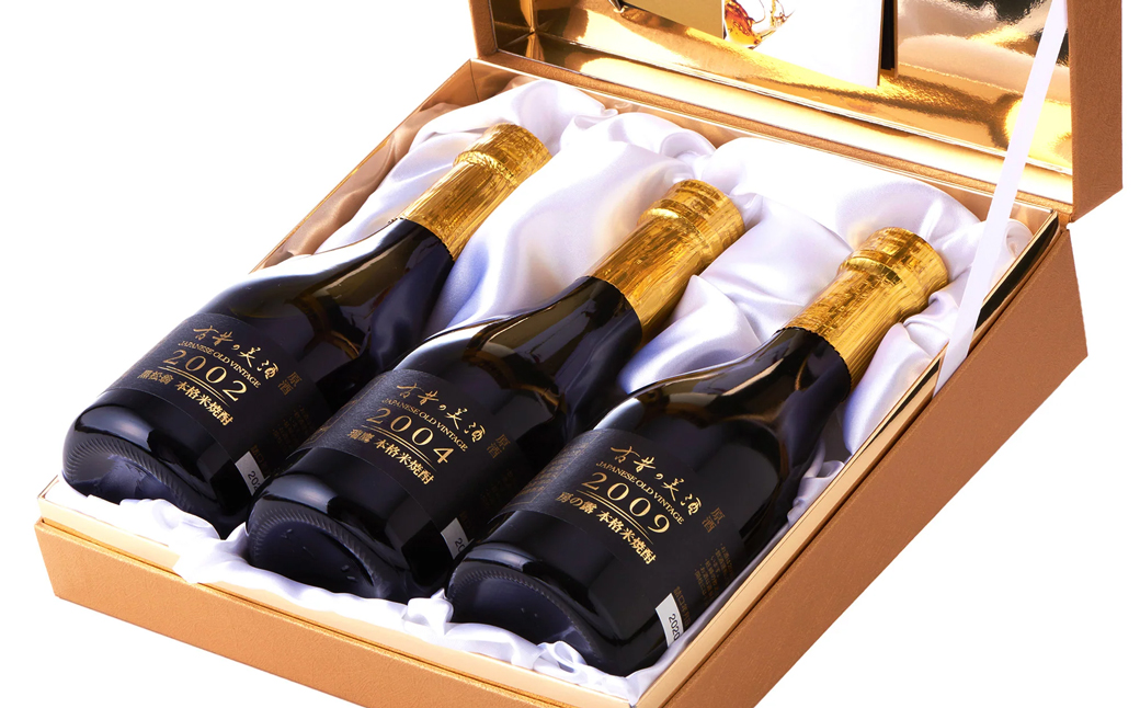 熟成米焼酎3銘柄セット　古昔の美酒「米の露」　飲み比べ 焼酎