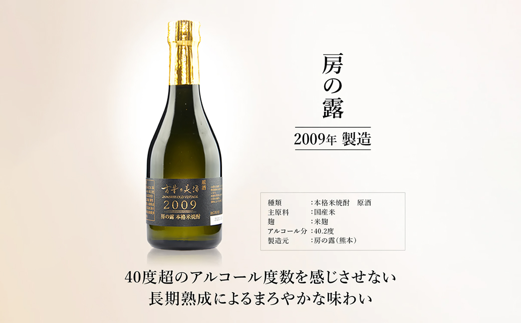 熟成米焼酎3銘柄セット　古昔の美酒「米の露」　飲み比べ 焼酎