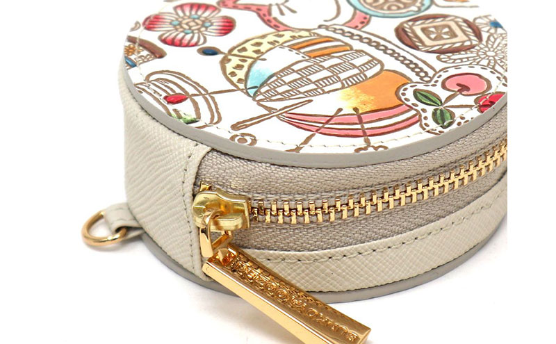 【文庫屋大関】マカロンポーチ ソーイング【皮革工芸品】 ポーチ ミニポーチ 小物入れ アクセサリー入れ イヤホン入れ 収納 保管ケース 手のひらサイズ  本革 革 皮革 工芸品 工芸 雑貨 ギフト プレゼント 日本製 東京