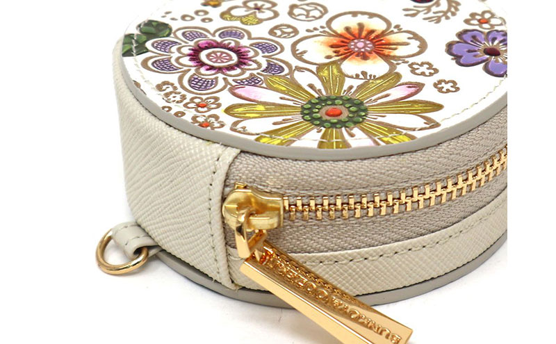 【文庫屋大関】マカロンポーチ みつばち【皮革工芸品】 ポーチ ミニポーチ 小物入れ アクセサリー入れ イヤホン入れ 収納 保管ケース 手のひらサイズ  本革 革 皮革 工芸品 工芸 雑貨 ギフト プレゼント 日本製 東京