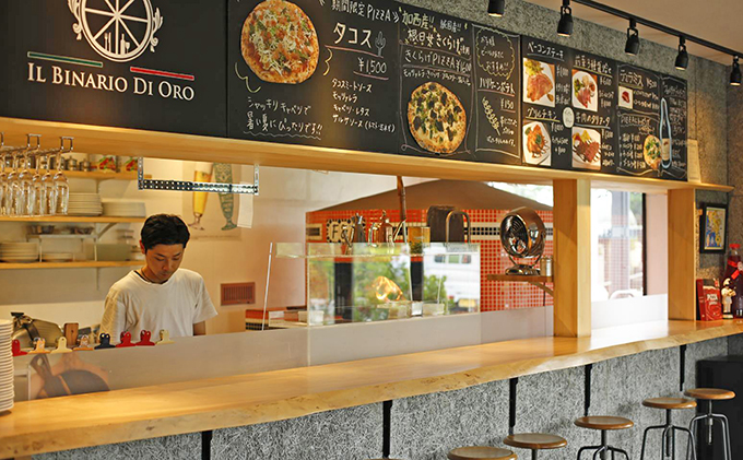 ピッツェリア IL BINARIO DI OROランチペアチケット お食事券 イタリアン ピザ ナポリピッツァ 2名様分 