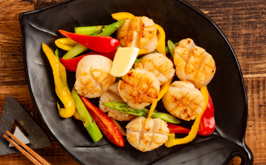 24-120 北海道オホーツク海産ホタテ玉冷バラエティサイズ(1kg)｜ 訳あり サイズ不揃い