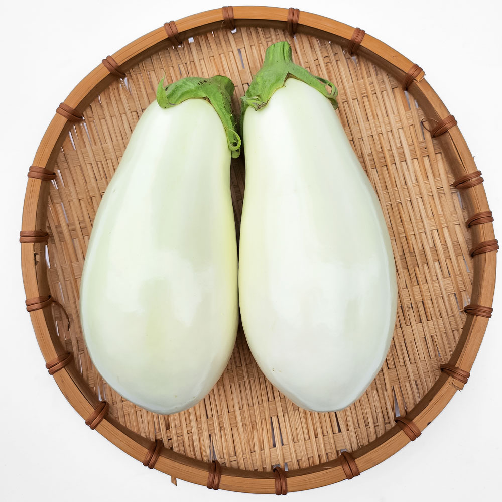 KYN003　先行予約 白ナス6本 - なす 茄子 1本180g以上 野菜 新鮮 美味しい グラタン シチュー ラタトゥイユ 洋食 和食 料理 お取り寄せ ふるさとのうぜい 故郷納税 6000円 返礼品 高知県 高知