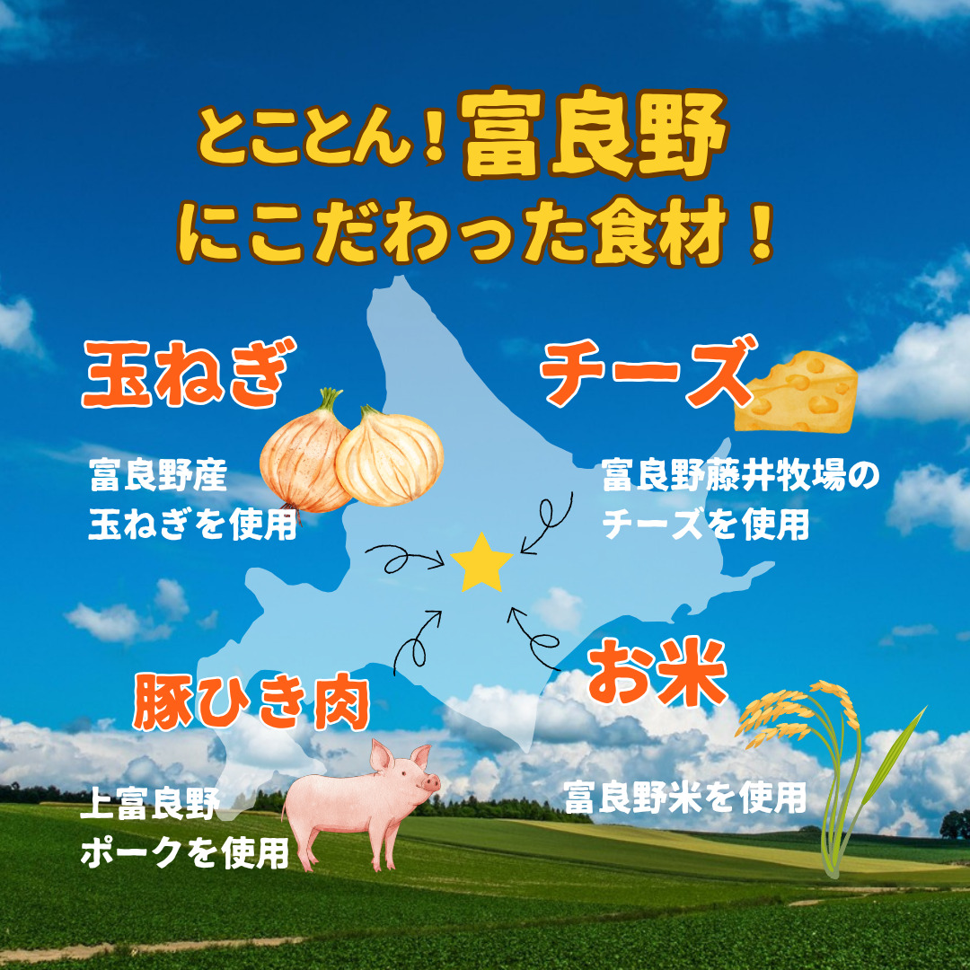 とろーりチーズのごちそうセット 3種（ミートソーススパゲティ・ミートドリア・焼きカレー)  ［ナポレオン食堂］ 焼きカレー カレー 冷凍 加工品 肉 チーズ お肉 玉ねぎ 簡単 ご飯 冷凍食品 北海道 道産 富良野市 ふらの