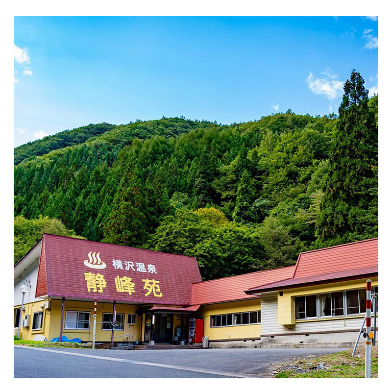 横沢温泉静峰苑「1泊3食付きペア宿泊券」+木の博物館チケット2名様 宿泊券 券 チケット 宿泊 温泉 旅行 博物館