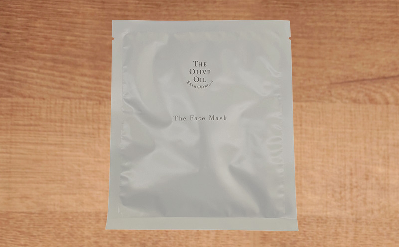 ご褒美 フェイスマスク 1枚(27ml) 小豆島産オリーブ果実から搾油した美容オリーブオイル配合 美容 マスク