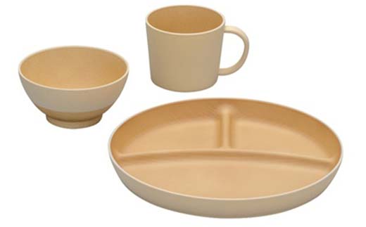 やさしい彩り 抗菌食育セット30（飯椀、プレート、マグカップセット） きなり 子ども こども キッズ 離乳食 食器 日本製 加賀市 F6P-2571