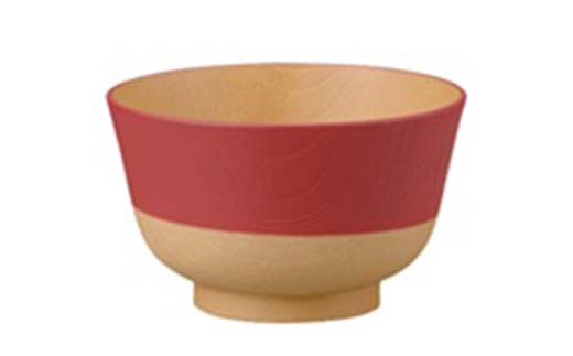 やさしい彩り 抗菌汁椀 どんぶり るり色／あかね色 汁椀 セット 食器 F6P-2573