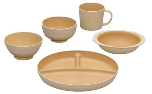 やさしい彩り 抗菌食育セット50（飯椀、汁椀、ボウル、プレート、マグカップセット） きなり 子ども こども キッズ 離乳食 食器 日本製 加賀市 F6P-2569