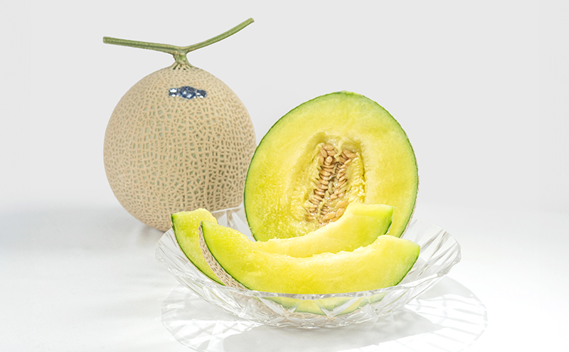 クラウンメロン 1.3kg以上 1玉(冬9～2月) 果物 メロン 青肉 フルーツ デザート 高級メロン ブランドメロン 袋井市 静岡県