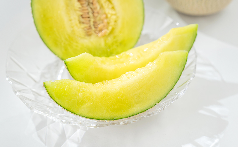 クラウンメロン 1.3kg以上 2玉(冬9～2月) 果物 メロン 青肉 フルーツ デザート 高級メロン ブランドメロン 袋井市 静岡県