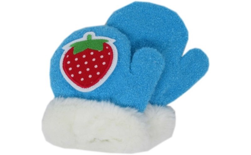 いちごワッペントドラー ミトン 子供用　2双セット