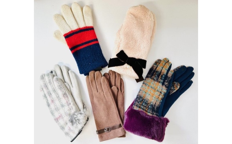 東かがわ市からお届けする【レディース冬物手袋3種類セット】