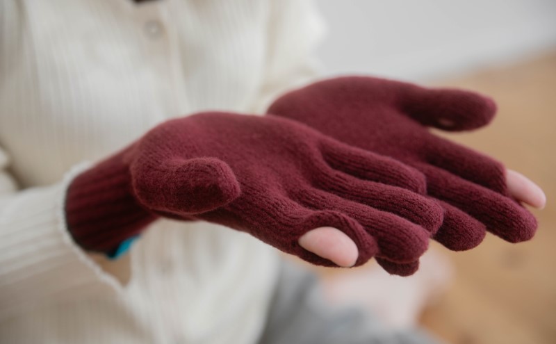 東かがわ市からお届けする【おしゃれ軍手レディース手袋】Les-285