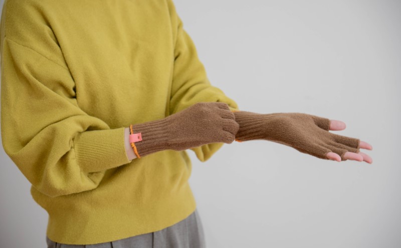 東かがわ市からお届けする【おしゃれ軍手レディース手袋】Les-287