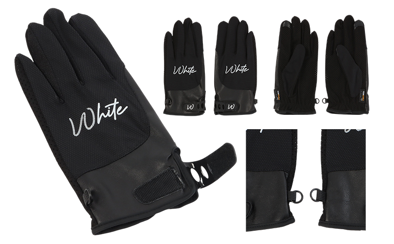 東かがわ市からお届けする【アウトドア・メンズ手袋】White-SS05