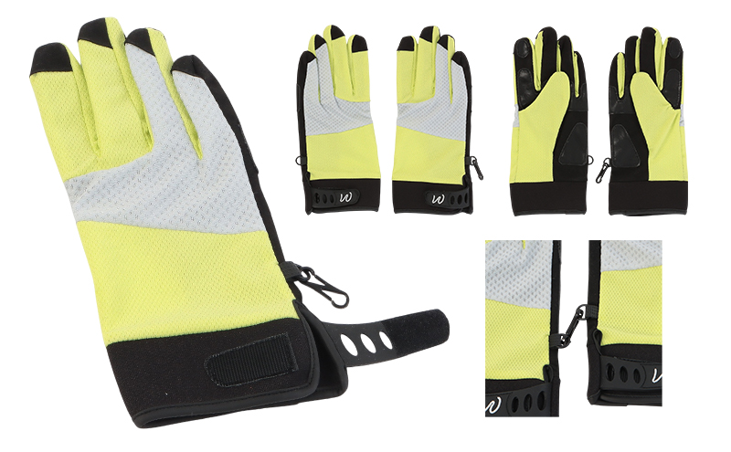 東かがわ市からお届けする【アウトドア・メンズ手袋】White-SS06