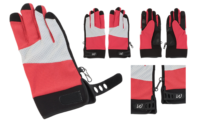 東かがわ市からお届けする【アウトドア・メンズ手袋】White-SS06