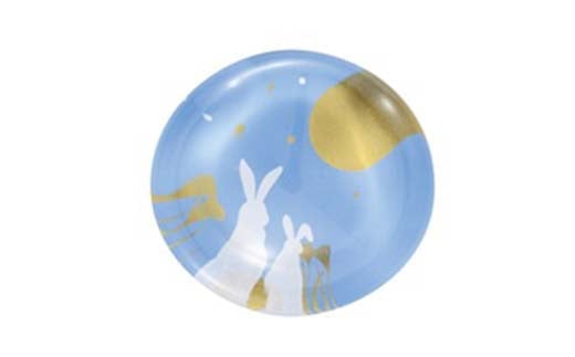 スプーンセット（2本組） うさぎ柄 黒・朱 スプーン 食器 雑貨 日用品 F6P-2577