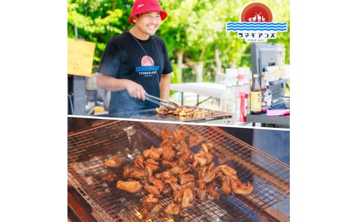 かしまし豚ホルモン炭火焼き オリジナルたれ漬 約１kg（500g×２パック）(KDQ-7)