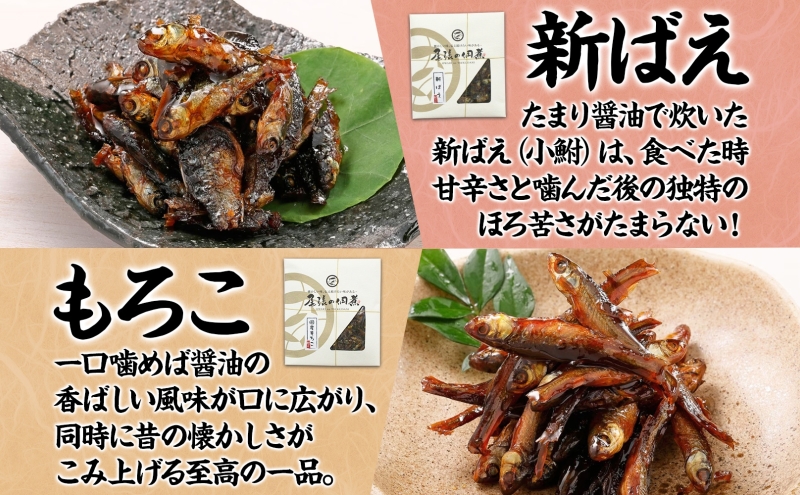 【ふるさと納税】佃煮三昧セット もろこ 新ばえ 鮒味噌 加工食品 郷土料理 惣菜 魚介類 フナ ふな おかず つまみ お取り寄せ詰め合わせ ギフト 送料無料 愛知県 蟹江町