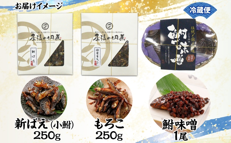【ふるさと納税】佃煮三昧セット もろこ 新ばえ 鮒味噌 加工食品 郷土料理 惣菜 魚介類 フナ ふな おかず つまみ お取り寄せ詰め合わせ ギフト 送料無料 愛知県 蟹江町