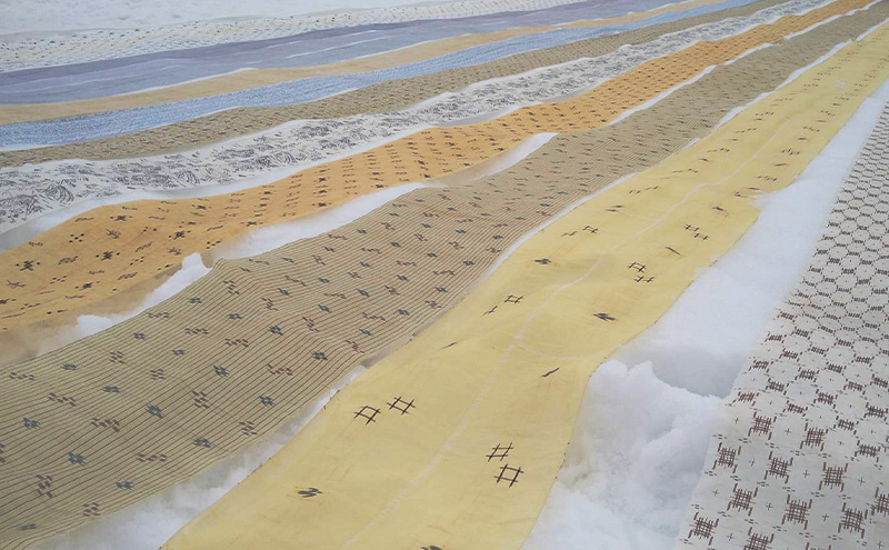 【麻織物の雪晒しと仕立て直し】着物 和装 クリーニング 仕立て