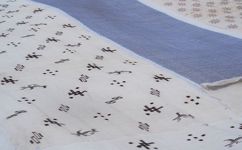 【麻織物の雪晒しと仕立て直し】着物 和装 クリーニング 仕立て