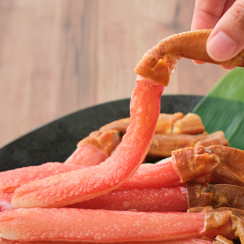 26-41 【年内配送12月15日入金まで】【生食可】特大・生ずわいがに脚ポーション1kg(500ｇ×2) within2025