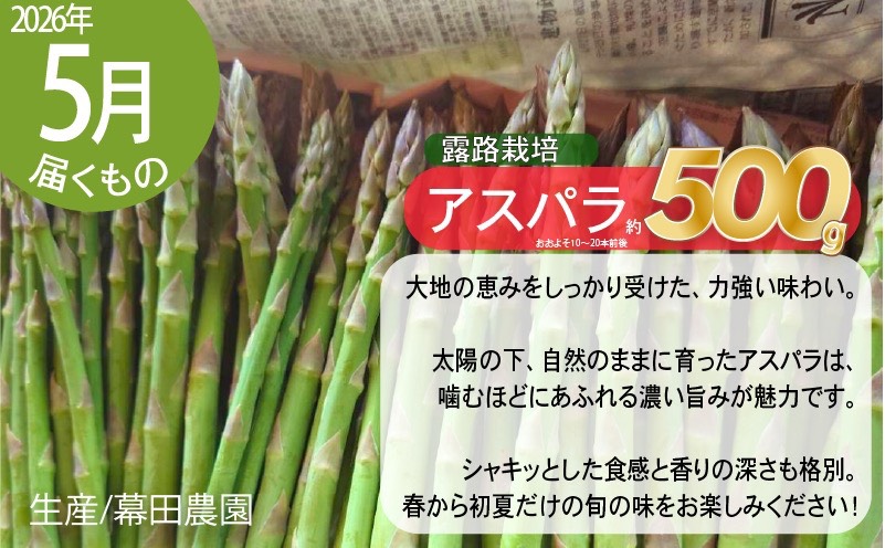 【2026年春発送】富良野産 アスパラ 食べ比べ 全2回定期便 アスパラ ハウス栽培 露地栽培 北海道 富良野市 緑アスパラ 野菜 とれたて 朝採り 食べくらべ 定期便 数量限定