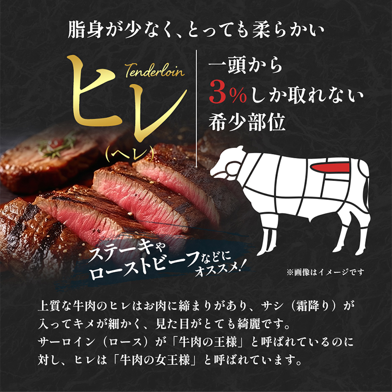 「12月31日までの期間限定」香川県産黒毛和牛オリーブ牛「ヘレステーキ 150g×5枚」数量限定 フィレステーキ お肉 牛肉