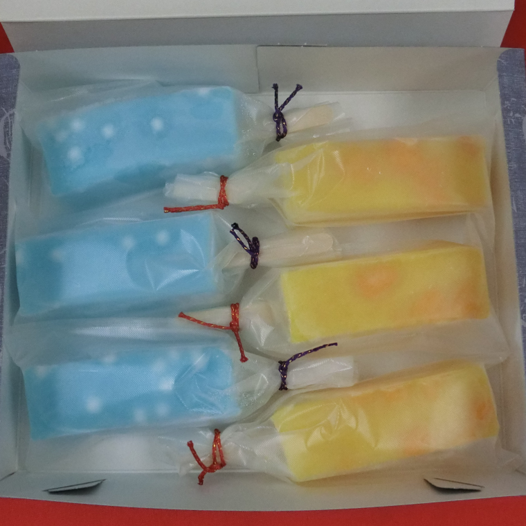 溶けない新食感アイス「くずバー」6本セット(ご家庭用)｜スイーツ アイス デザート 和菓子 くずバー ラムネ みかん 低カロリー 新食感 茨城県 行方市(K-18)