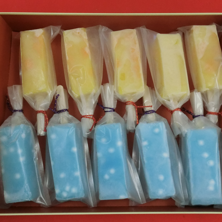 溶けない新食感アイス「くずバー」10本セット｜スイーツ アイス デザート 和菓子 くずバー ラムネ みかん 低カロリー 新食感 茨城県 行方市(K-19)