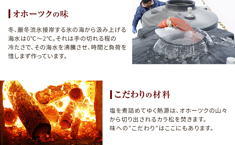 オホーツクの塩 1kg×2個 あら塩 [ 国産 塩 オホーツク 手作り おにぎり 料理 ]