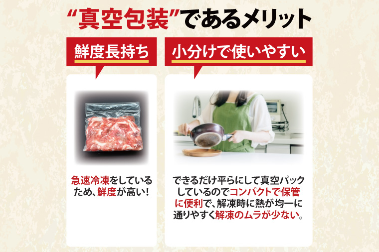 国産豚肉 切り落とし 300g×8p (2.4kg) 【2026年1月発送予定】【 小分け ・ 真空パック 】 ( 茨城県共通返礼品・茨城県産 ) ブランド豚  ローズポーク 茨城 国産 切り落とし 豚 豚肉 冷凍

