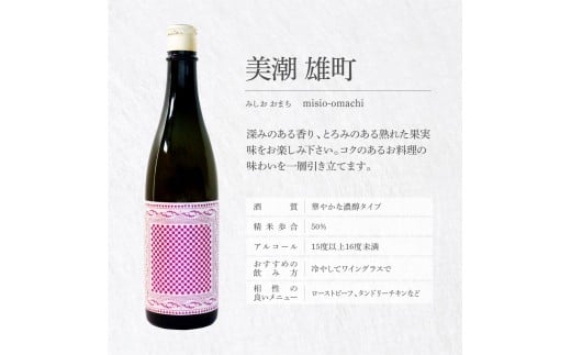美潮 純米吟醸2本セット 高知県 芸西村 返礼品 日本酒 お酒 仙頭酒造 ふるさと納税限定 720ml 飲み比べセット のみくらべ 雄町 きたしずく お祝い 贈答品 箱入り ギフト