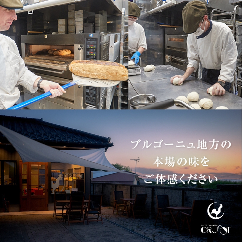 本場欧州のハード系パン　特製カンパーニュ　4カ月定期便（各月種類ランダム/焼成前各1kg）