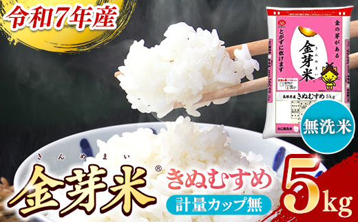 BG無洗米・金芽米きぬむすめ 5kg 計量