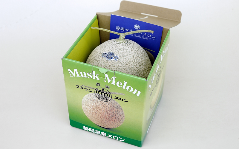 【4ヶ月定期便】クラウンメロン（白上級）1玉入 メロン デザート グルメ 果物 フルーツ 季節の果物 スイーツ 袋井市 静岡県