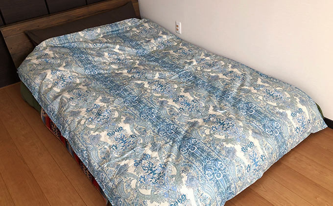 ダウンエッセンス(ポリエステル)夏用肌掛け布団0.8kg シングル1枚(色:緑系)