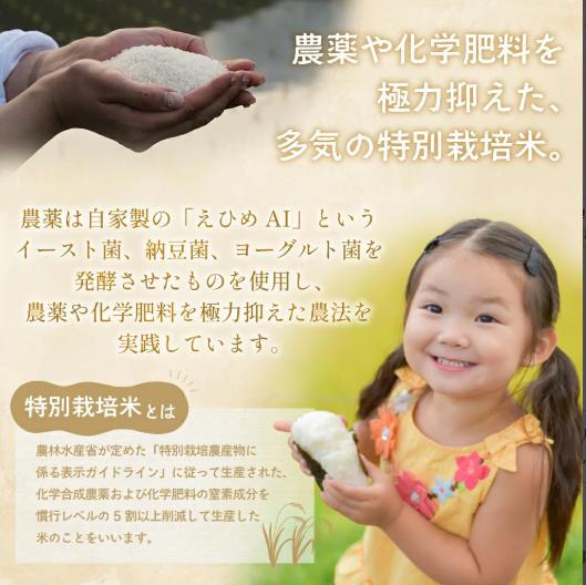 三重県多気町のふるさと納税 【12月中旬頃発送予定】令和７年産新米 特別栽培米 循環型農業で作った「にじのきらめき」10kg (5kg×2) 米 コメ こめ 特別栽培 先行 先行予約 精米 白米 人気 おすすめ 5kg 三重県 多気町 TC‐0612