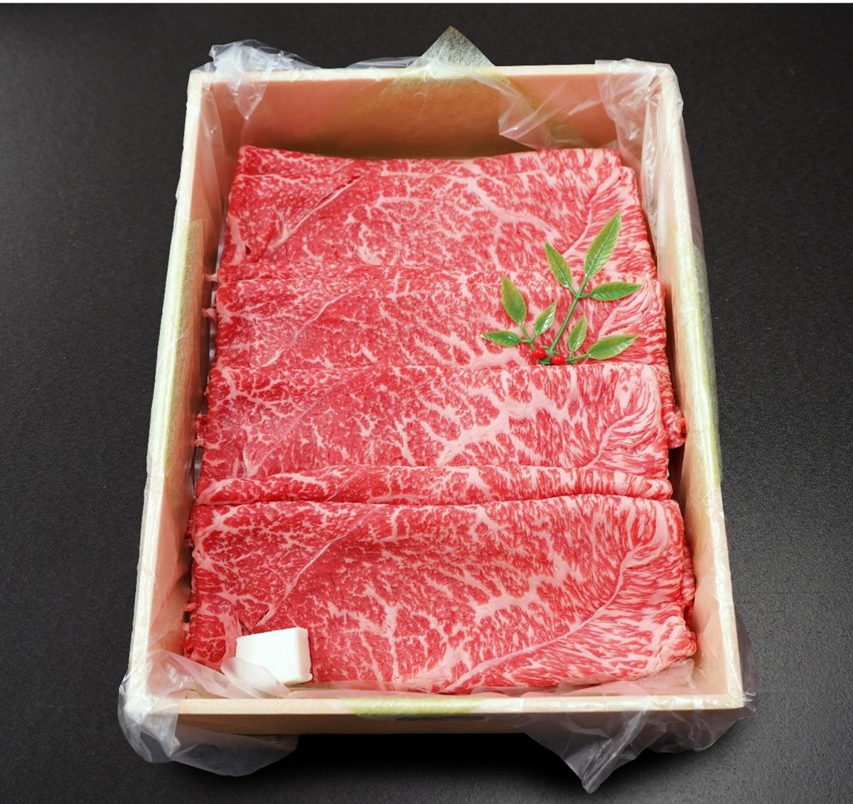 国産黒毛和牛 赤身スライス 1kg すき焼き しゃぶしゃぶ 京丹波平井牛 京都丹波産